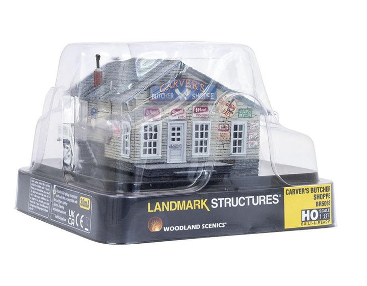 Woodland Scenics br5068 HO Scale Carver's Butcher Shoppe