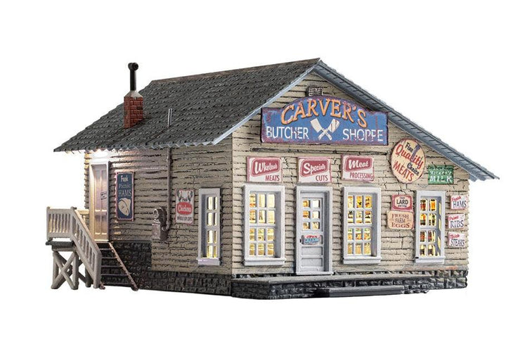 Woodland Scenics BR5872 O Scale Carver's Butcher Shoppe