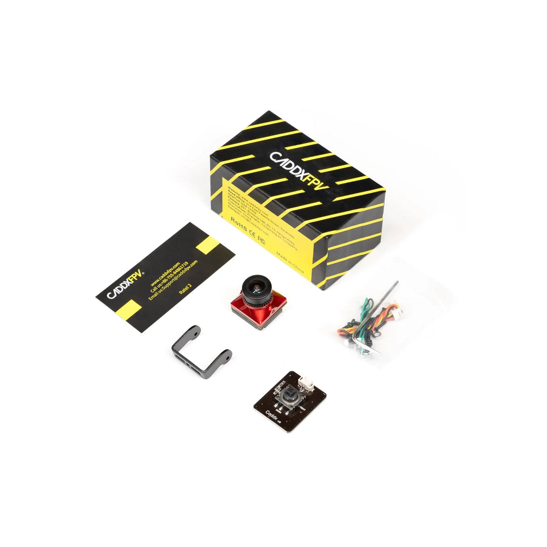 Cámara FPV Caddx Ratel PRO Micro 1500TVL BSI PAL/NTSC (2,8 mm), color negro