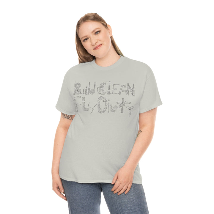 Build Clean Fly Dirty T-Shirt - Black Logo