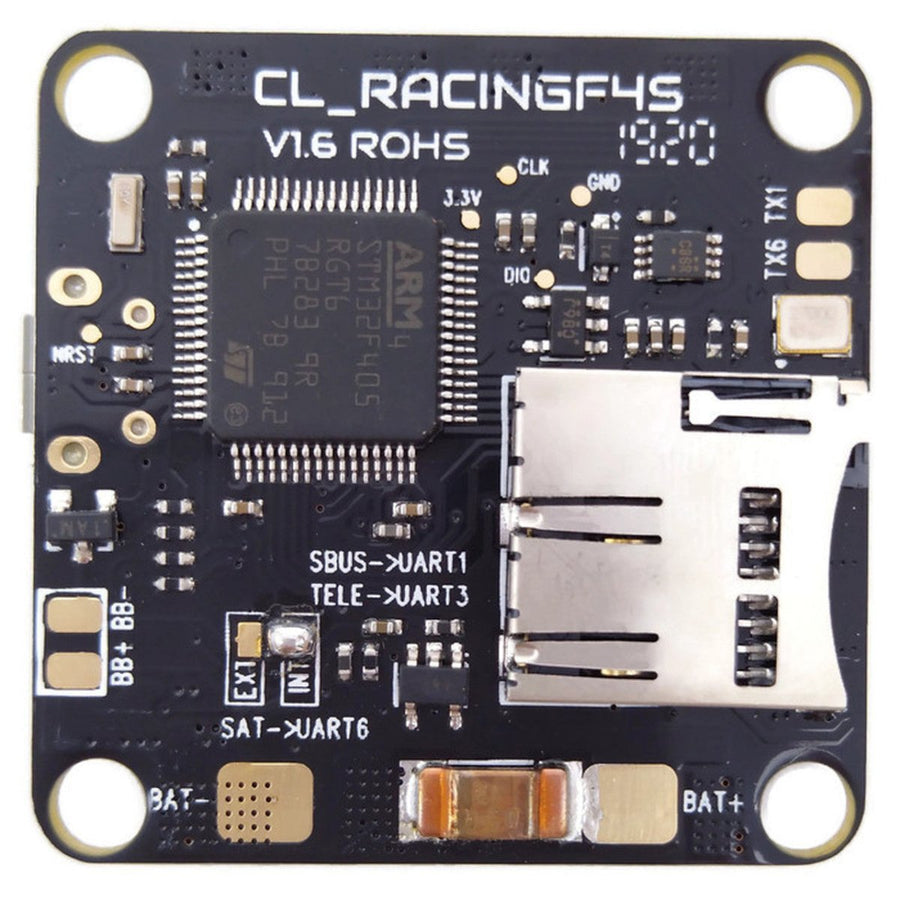 CL Racing F4S Flight Controller PDB OSD AIO V1.6 - 30x30mm at WREKD Co.