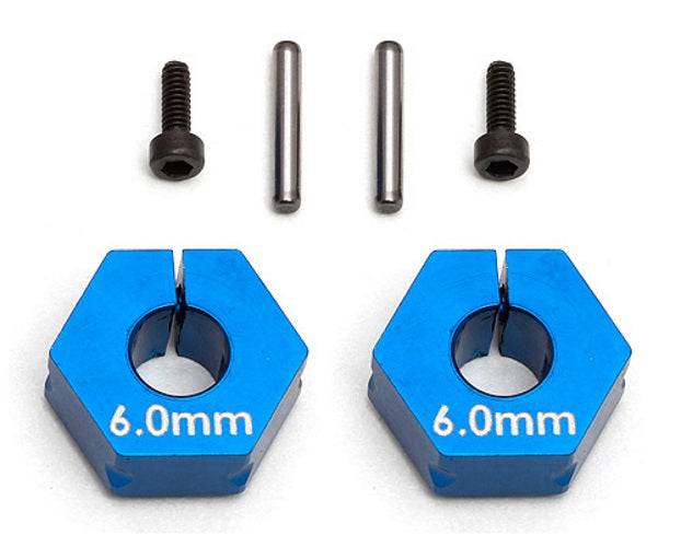 Team Associated 71034 Clamping Wheels Hexes 6.0mm RC10SC5M
