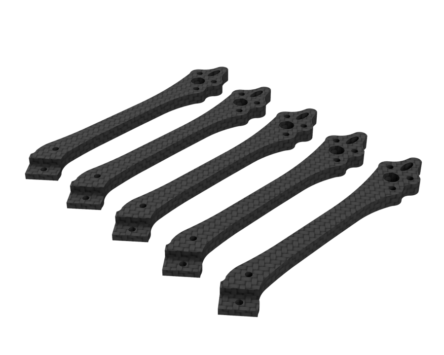 DinDrones Typhon V7 T700 - set of arms (5pcs) at WREKD Co.