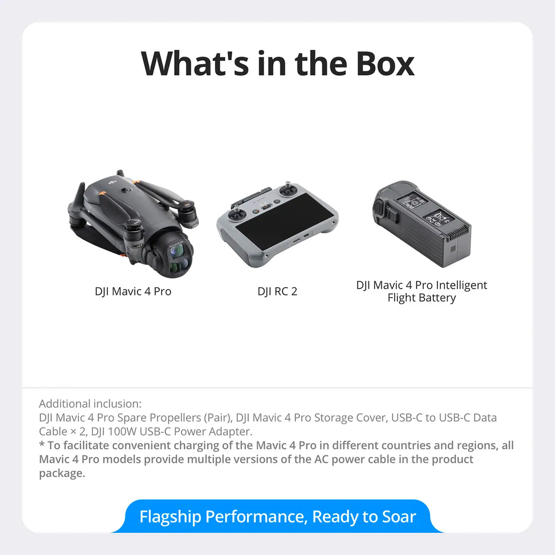 DJI Mavic 4 Pro Drone w/ RC 2 Remote Controller