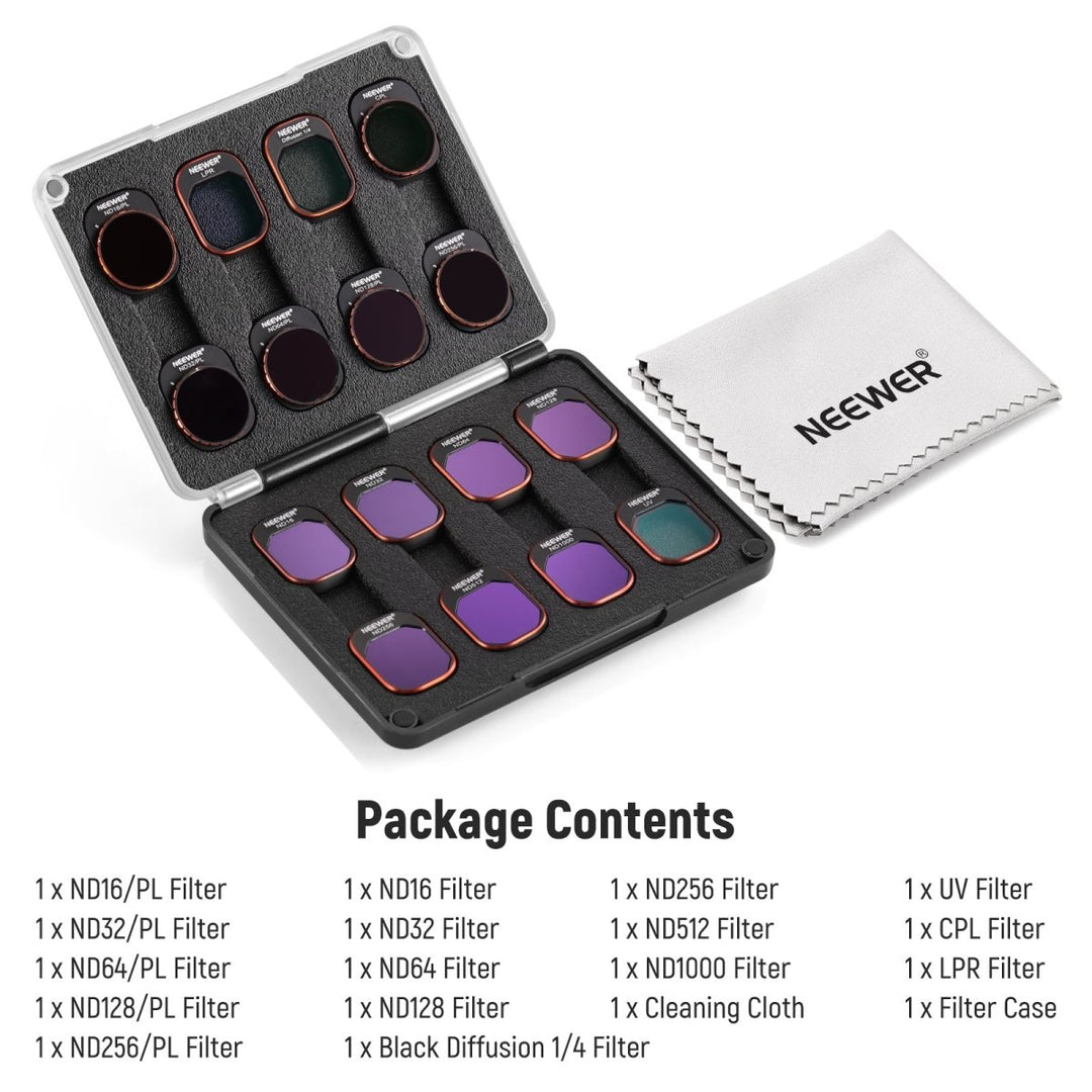 DJI Mini 4 Pro ND & CPL & Effect Filter Set (16pcs) at WREKD Co.