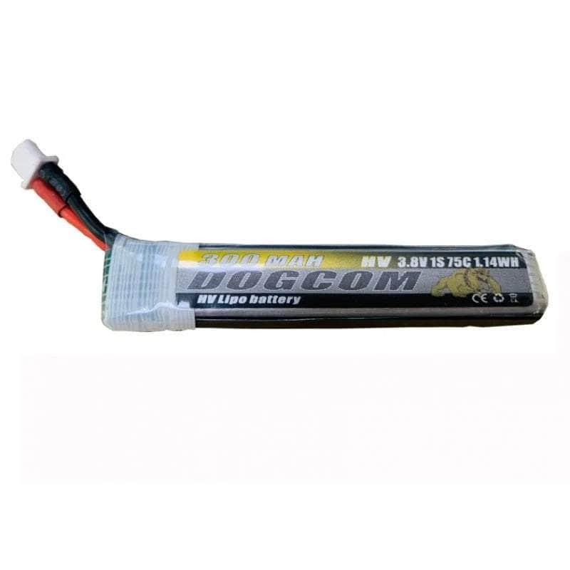 DogCom 3.8V 1S 300mAh 75C LiHV Battery w/ Cabled  - BT2.0