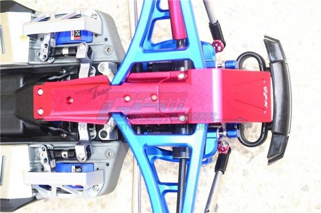 GPM ER2331F-BLUE ALUMINUM FRONT SKID PLATE TRAXXAS E-REVO