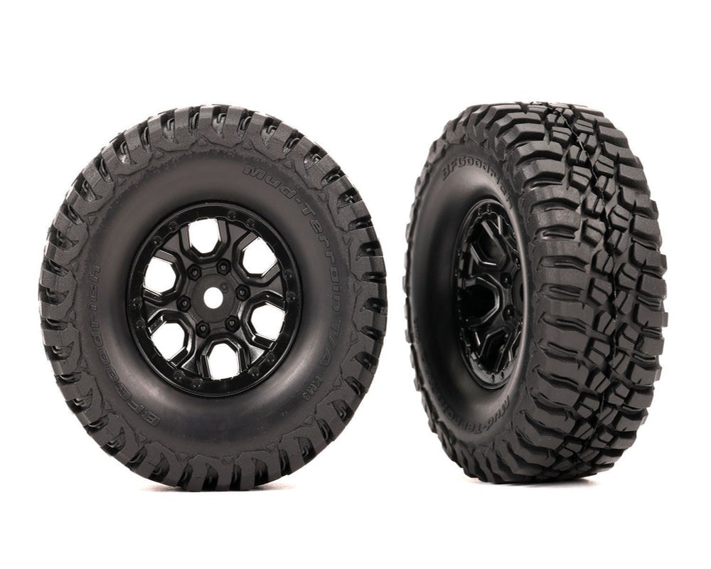 Traxxas 9774 TRX-4M BFGoodrich Tires w/ Black 1.0" Wheels