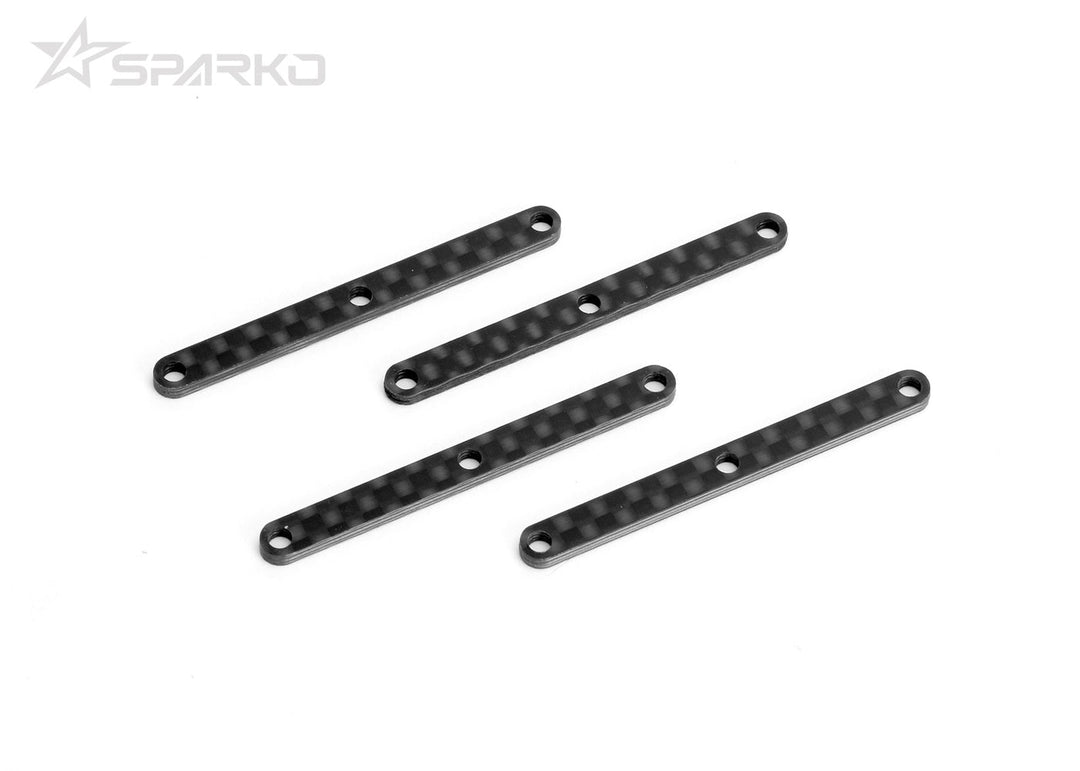 Powerhobby Sparko F8 Carbon Fiber Front Upper Arm Inserts (R/L) 1.5mm (4pcs)