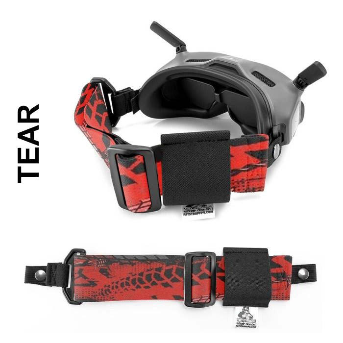 Correa para gafas FPV FatStraps de 2" para Fatshark, Walksnail o DJI: elige tu estilo