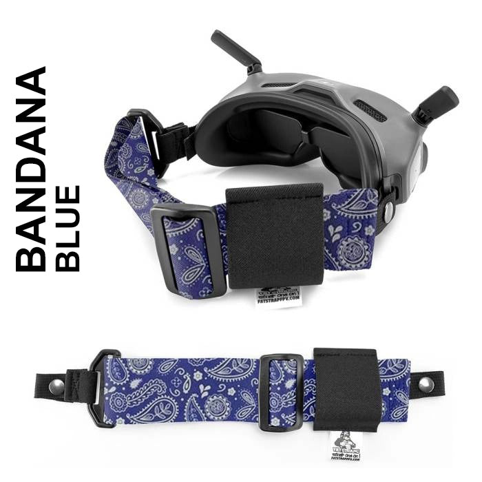 Correa para gafas FPV FatStraps de 2" para Fatshark, Walksnail o DJI: elige tu estilo