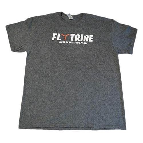 Fly Tribe Magazine MBPFP Logo T-Shirts - Dark Gray - Choose Your Size at WREKD Co.