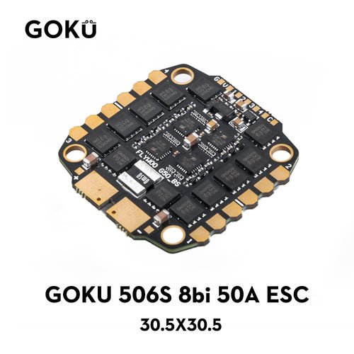 Flywoo Goku Versatile F745 Pro Stack 50A ESC 32Bit DJI PLUG 2-6S - 30.5x30.5mm at WREKD Co.