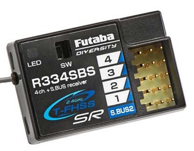 Futaba FUTL7688 R334SBS S.Bus 2.4GHz T-FHSS SR HV 4-Channel Receiver 7