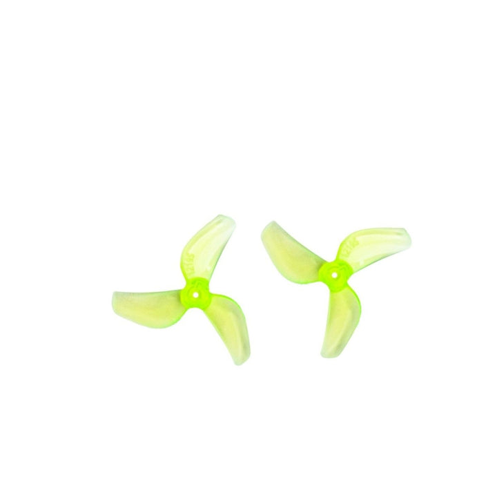 Gemfan 1219S 31mm Tri - Blade Propeller for 0.8mm/1mm Shaft NY (8 Pack) - Choose Shaft/Color at WREKD Co.