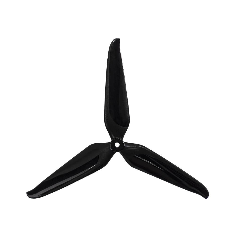 Gemfan 8145-3 / 8" Tri-Blade Cinelifter Propeller (1CW+1CCW) 2-Pack - Black