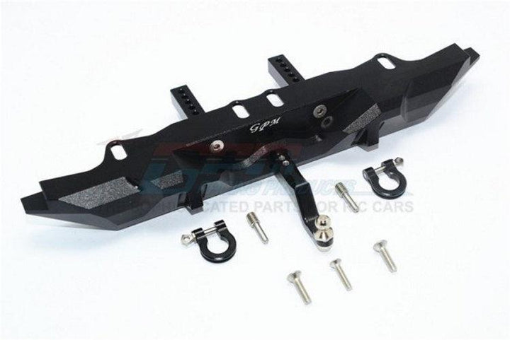 Gpm TRX4330RA-BK Aluminum Rear Bumper w/D-Rings Black Traxxas TRX4
