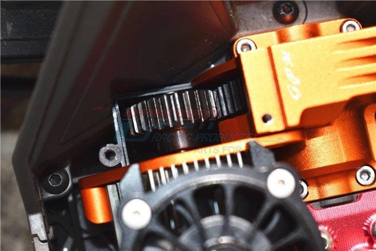 GPM TXMS016TS-BK Harden Steel 45 Motor Gear 16T Black (2pc Set) Traxxas Maxx