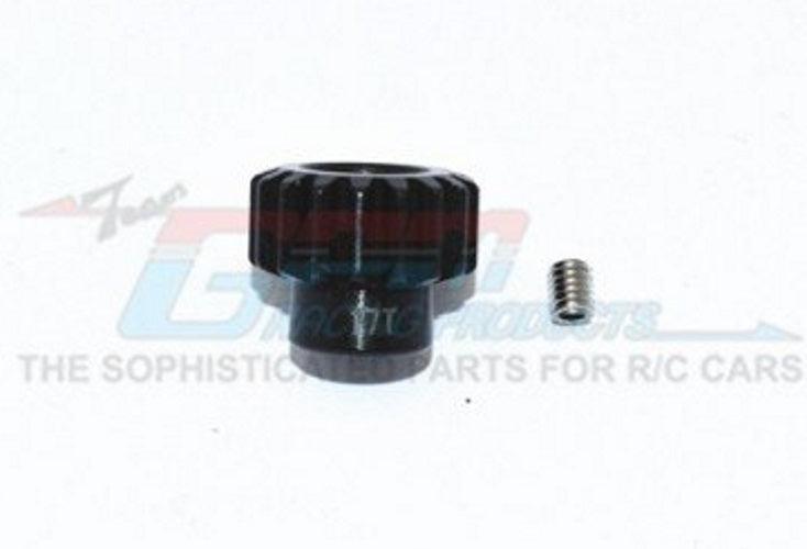 GPM TXMS017TS-BK Harden Steel 45 Motor Gear 17T Black Traxxas Maxx