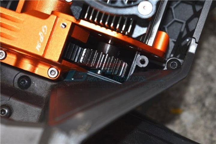 GPM TXMS017TS-BK Harden Steel 45 Motor Gear 17T Black Traxxas Maxx