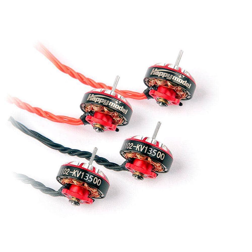 HappyModel EX1102 13500Kv (1.5mm Shaft) Whoop/Micro Motor (4 Pack)