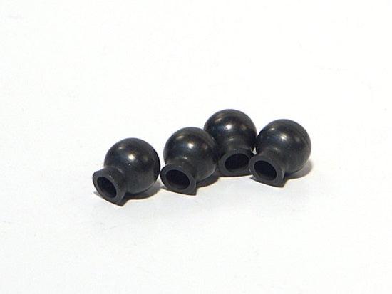 HPI 86059 Pivot Ball 6.8x7.3x3mm (Black/4pcs) Savage Super 5SC Flux