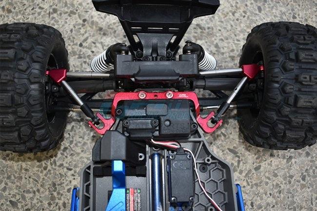 GPM HS049FR-BLACK ALUMINUM F/R TIE RODS WITH STABILIZER TRAXXAS HOSS 4X4 VXL