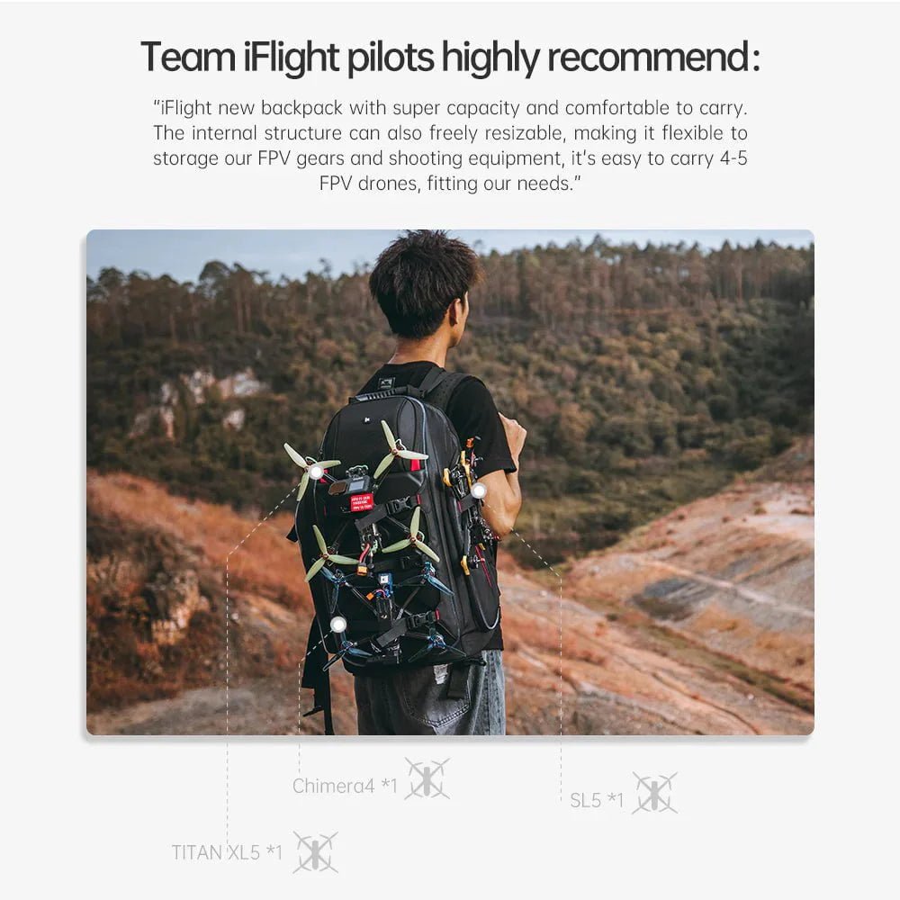 iFlight FPV Drone Backpack at WREKD Co.
