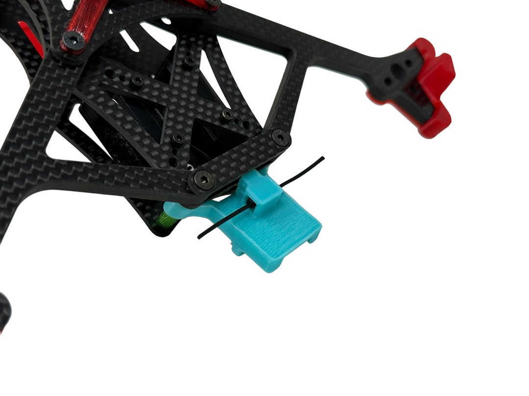 Soporte de montaje para módulo GPS TBS M8.2 con ELRS EP1 (solo impresión 3D) (separadores de 4 mm)