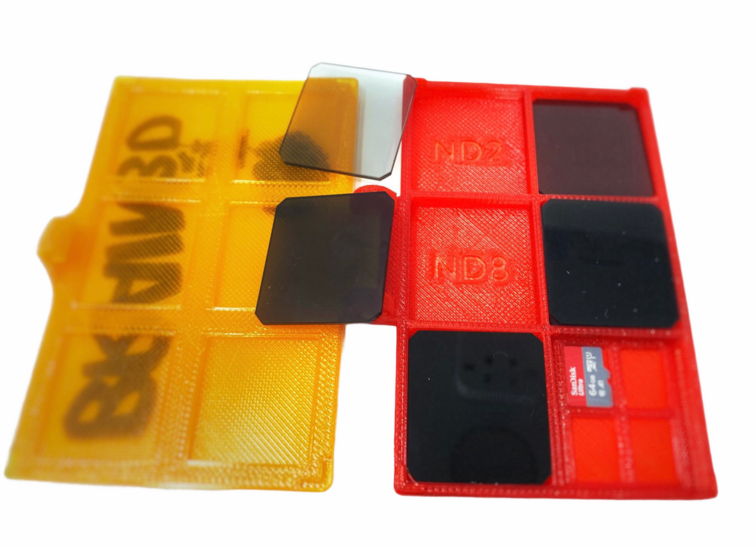 Étui de protection pour filtre ND et carte Micro SD