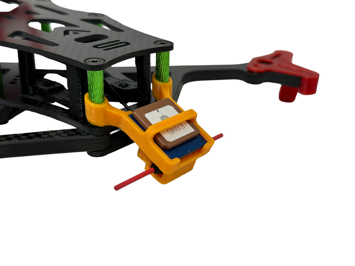 Support de montage pour module GPS HGLRC M80 Pro avec RP1 (entretoises de 4 mm) (impression 3D uniquement)