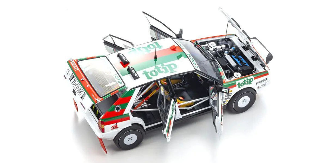 Kyosho 1/18 Lancia Delta HF 4WD Targa Florio "Team Lancia Totip" 1987 #1 DieCast Model