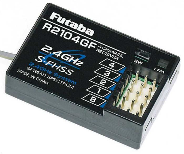 Fhss Icon Futaba R2104GF 4-Channel 2.4GHz S-FHSS Receiver 2PL 3PL 4PL