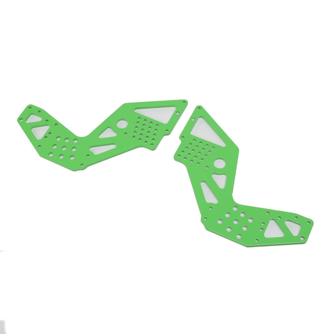 Losi LOS241060 Rear Chassis Plate Green (2) LMT Mega KS