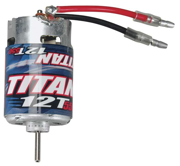 Traxxas 3785 Titan 550 12 Turn 12T Motor Bandit / Rustler / Bandit / Rustler Motor (2)