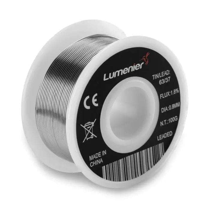 Lumenier Quad Solder - 63/37, 0.8mm 100g