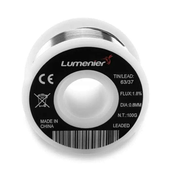 Lumenier Quad Solder - 63/37, 0.8mm 100g