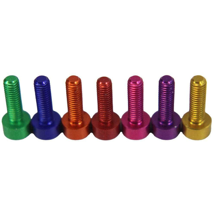 M3 7075 Aluminum Socket Head Hex Screw (20pcs) - Choose Your Color & Size
