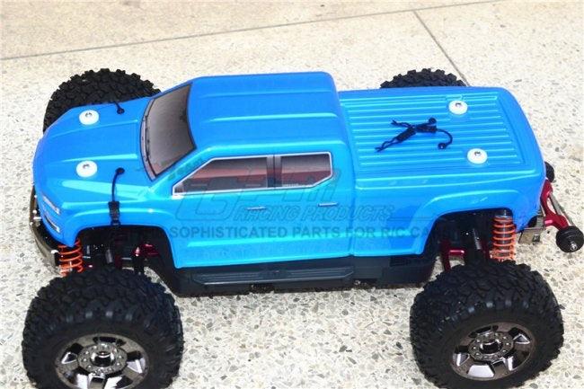 GPM ALUMINUM FRONT / REAR MAGNETIC BODY POSTS Arrma Granite 4x4 / Bigrock RED