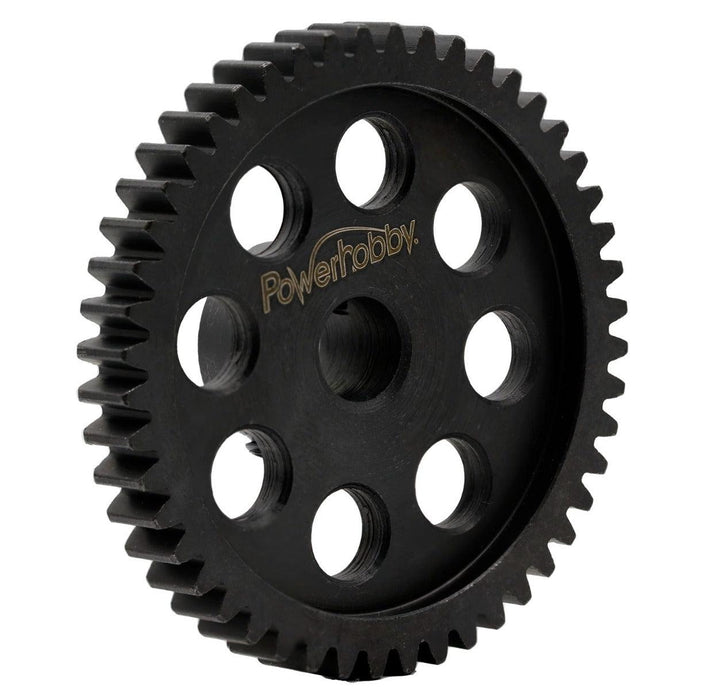 Powerhobby Hardened Steel 34T Mod1 8mm Pinion Gear 2 Grub Screws Mod 1