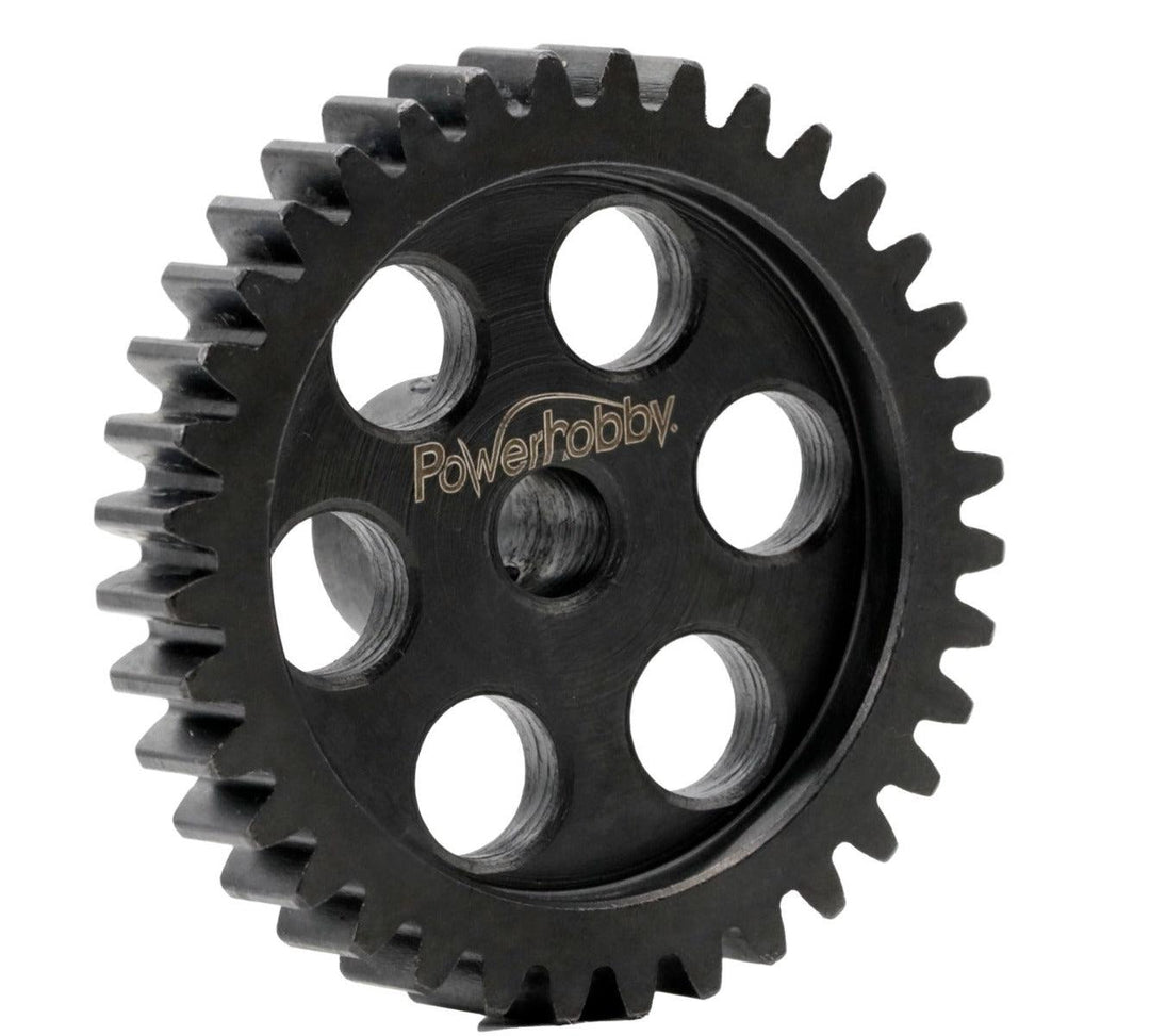 Powerhobby Hardened Steel 34T Mod1 5mm Pinion Gear Mod 1 Speed Run / Drag Racing