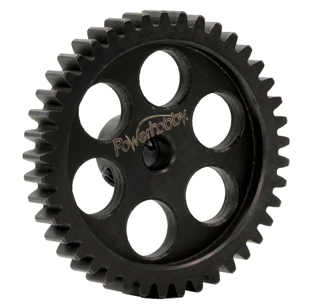 Powerhobby Hardened Steel 46T Mod1 5mm Pinion Gear Mod 1 Speed Run / Drag Racing
