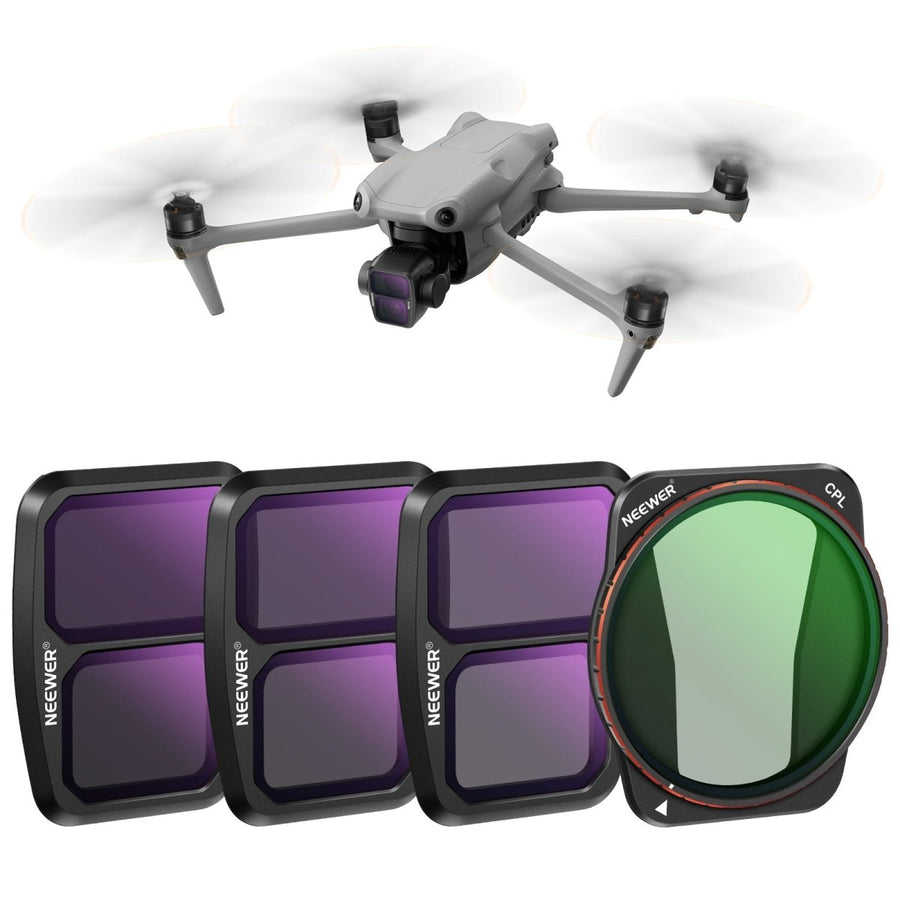 NEEWER 4 Pack ND & CPL Filter Set for DJI Air 3 at WREKD Co.