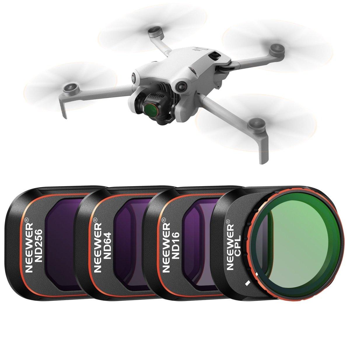 ND & CPL Filters Set for DJI Mini 4 Pro (4 Pack)