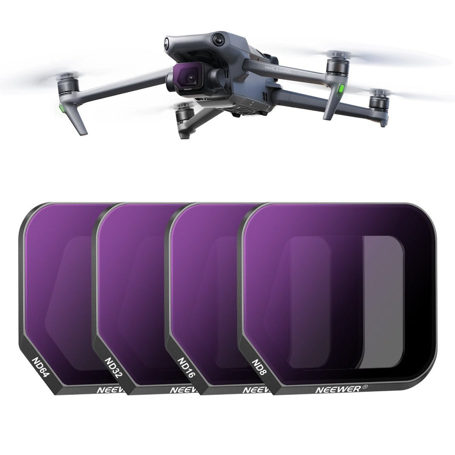 NEEWER 4 Pack ND Filter Set For DJI Mavic 3 Classic at WREKD Co.