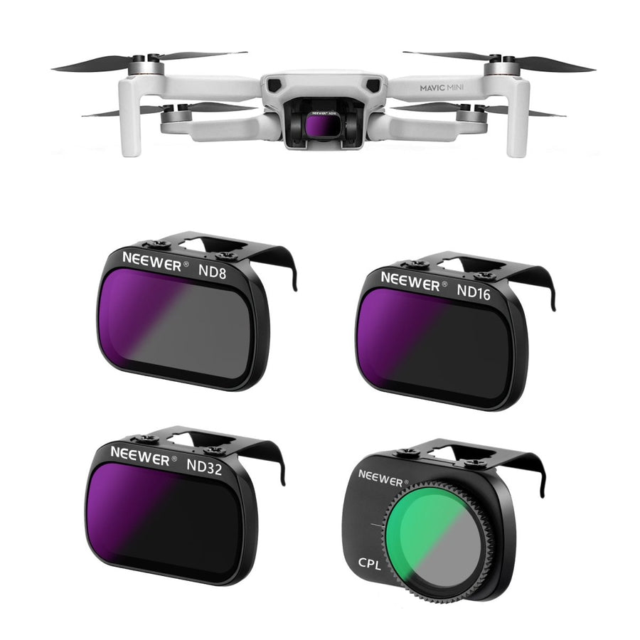 NEEWER 4 - Pack ND Filter Set for DJI Mavic Mini/Mini 2/Mini SE/Mini 2SE at WREKD Co.