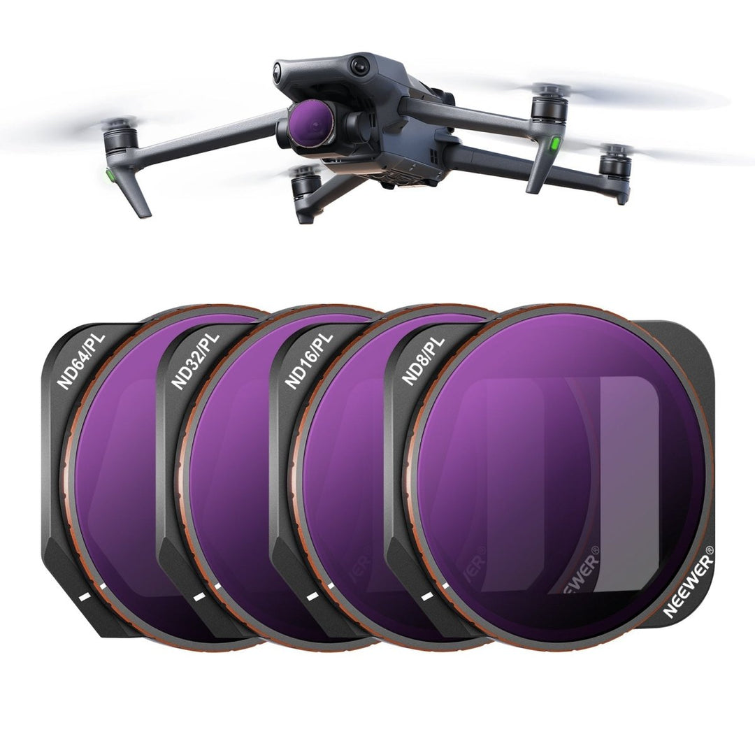 NEEWER 4 Pack ND/PL Filter For DJI Mavic 3 Classic at WREKD Co.