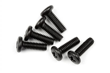 M3 x 6mm, Nylon, Phillips Head Bolt (10 pieces)