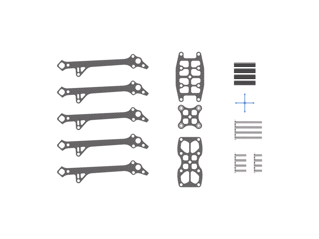 DinDrones OZR-5X - 5" racing frame