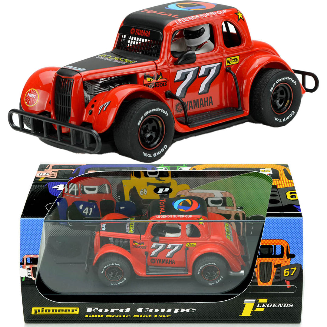 Pioneer 1934 Ford Coupe Legends Racer 1/32 slot Car Scalextric DPR P109